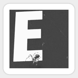 E Spider Sticker